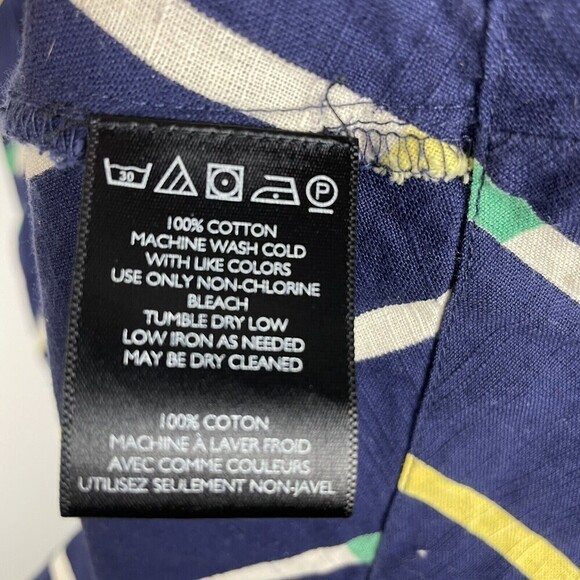 Urban Outfitters Cooperative Navy Blue Striped Midi Sundress Size 4 Pock… - Picture 4 of 7